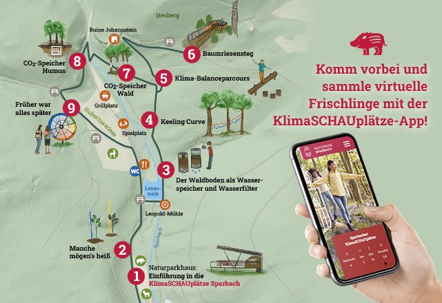 KlimaSCHAUplätze, © Naturpark Sparbach / message KlimaSCHAUplätze, © Naturpark Sparbach / message