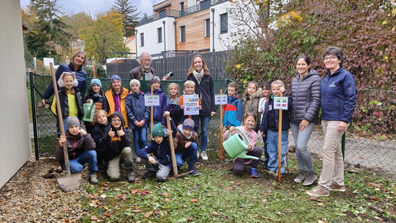 Die 3a Klasse der VS Hinterbrühl, © Naturpark Sparbach