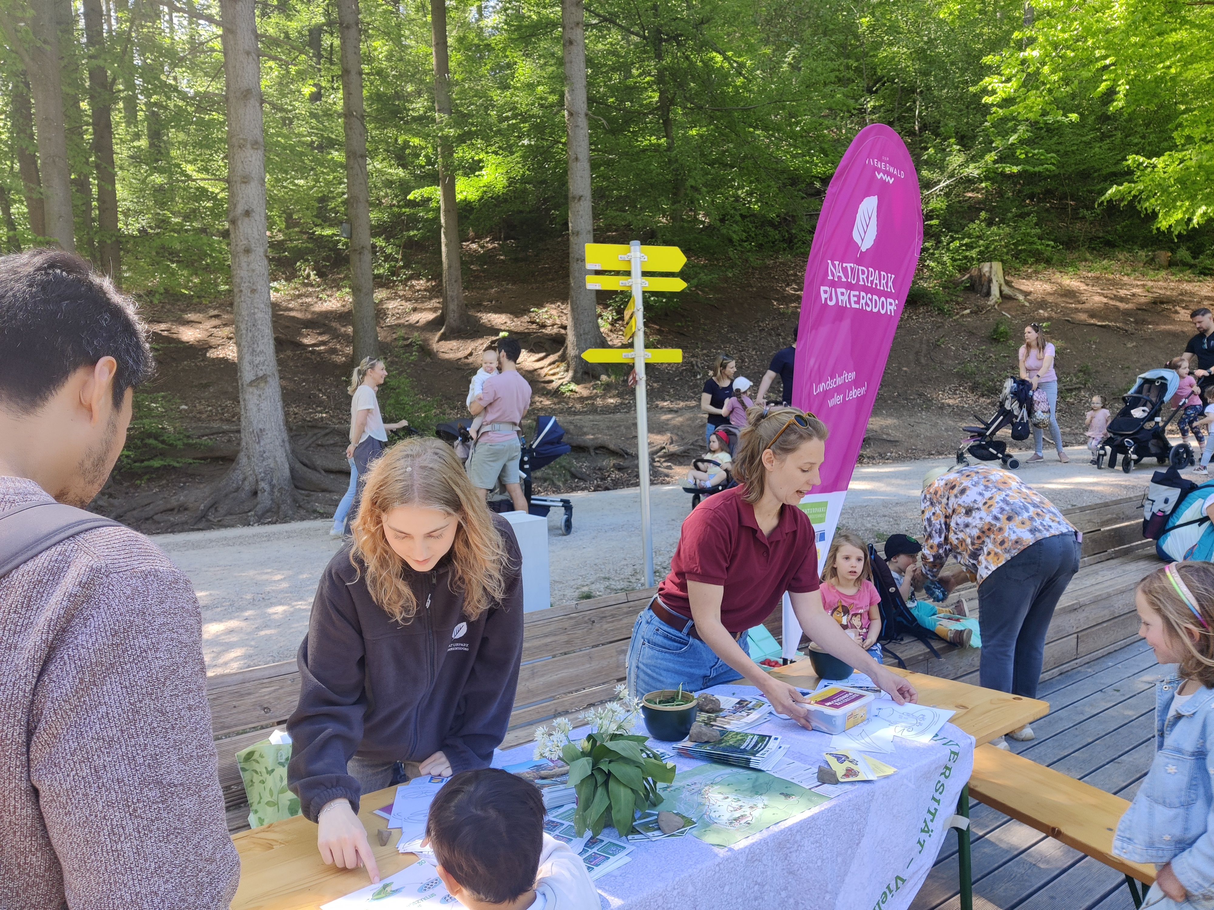 Frühlingsfest Stand des Naturparks Purkersdorf