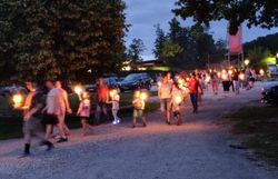 Fackelzug zum Feuerplatz