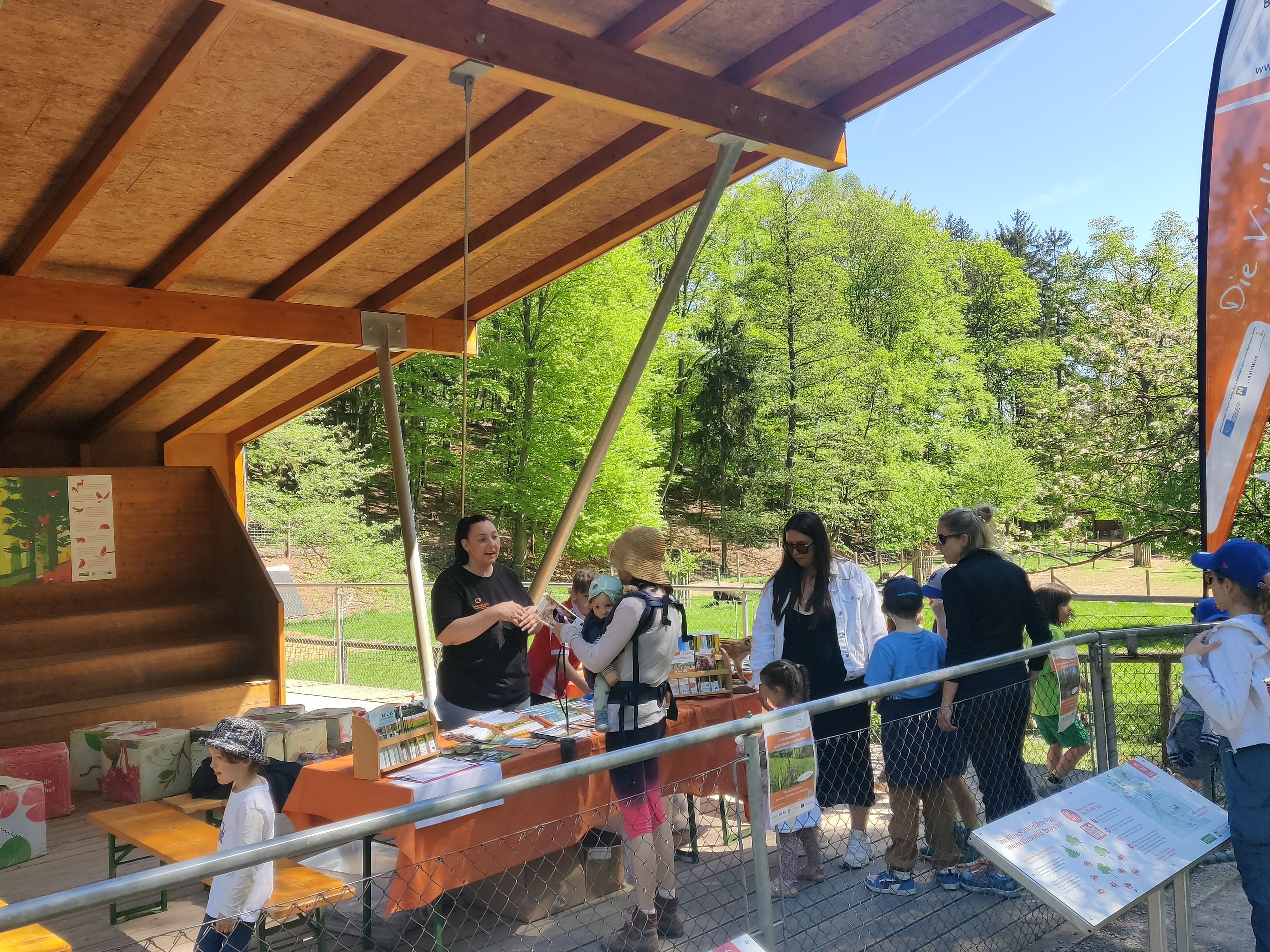 Frühlingsfest Stand des Biosphärenpark Wienerwald