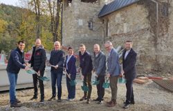 Spatenstichfeier Erweiterung Besucherzentrum Gruppenbild
