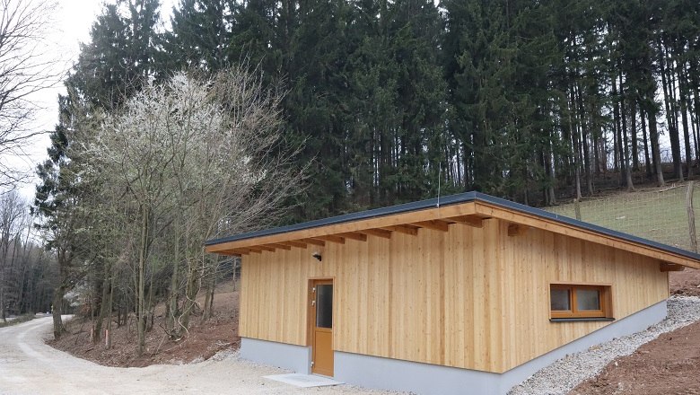 The new Restroom, © Naturpark Sparbach