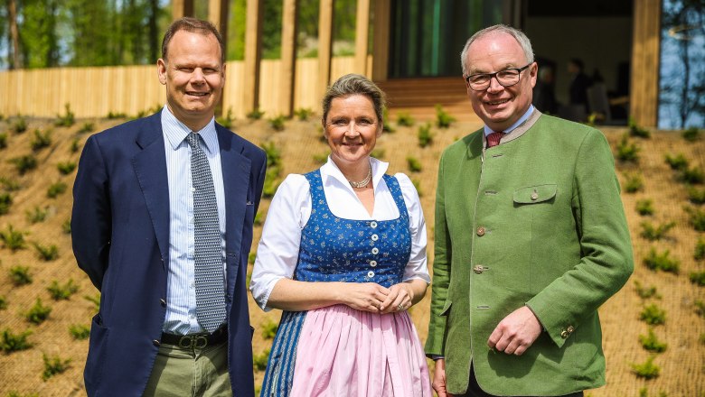 SD Prinz Constantin, LR Susanne Rosenkranz, LH-Stv Stephan Pernkopf, © Norbert Novak