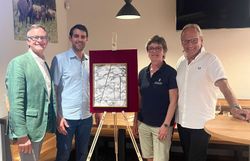 Direktor Hans Jörg Damm, Thomas Rupp, Susanne Käfer und Arnold Mettnitzer