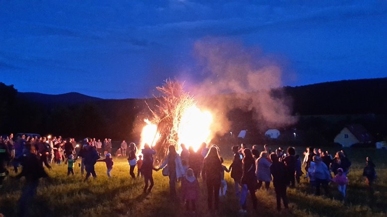 Sonnwendfeuer, © Naturpark Sparbach