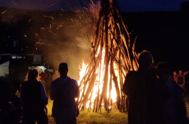 Sonnwendfeuer, © Naturpark Sparbach