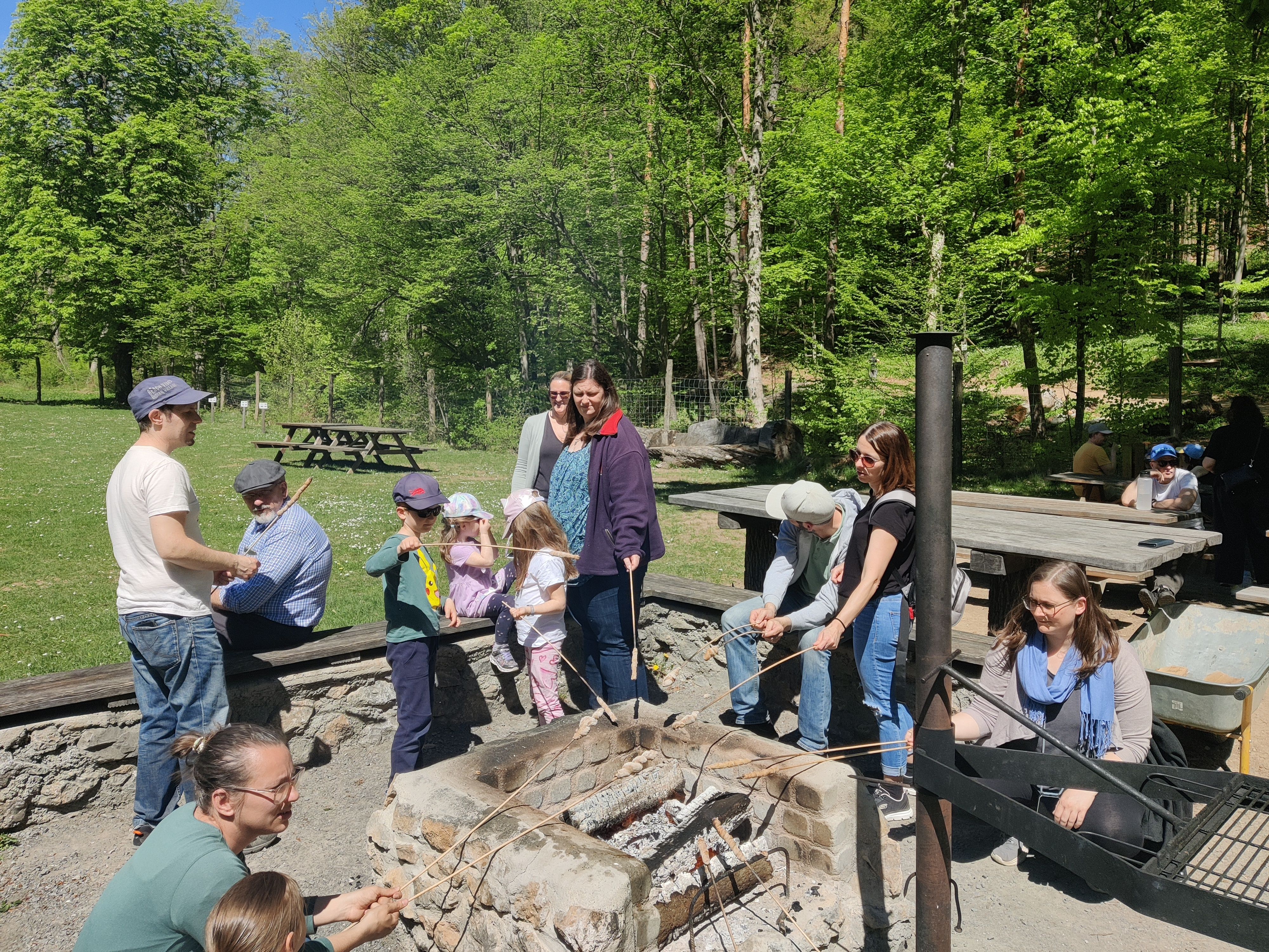 Steckerlbrot grillen 
