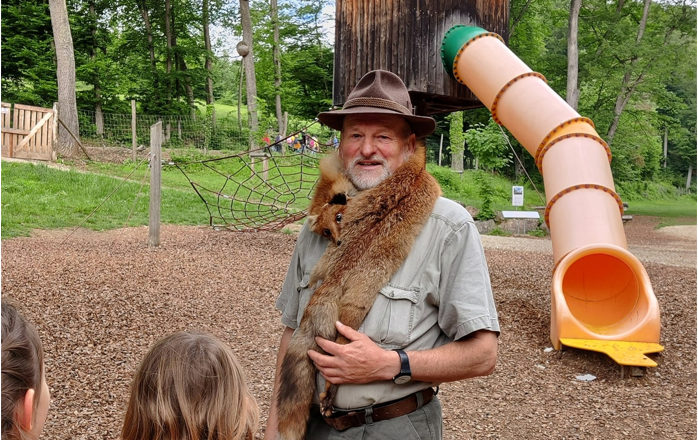 Klimafuchs Fritz, © Naturpark Sparbach