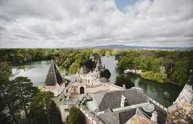 Schlosspark und Teich von oben, © Schloss Laxenburg Betriebsgesellschaft m.b.H.