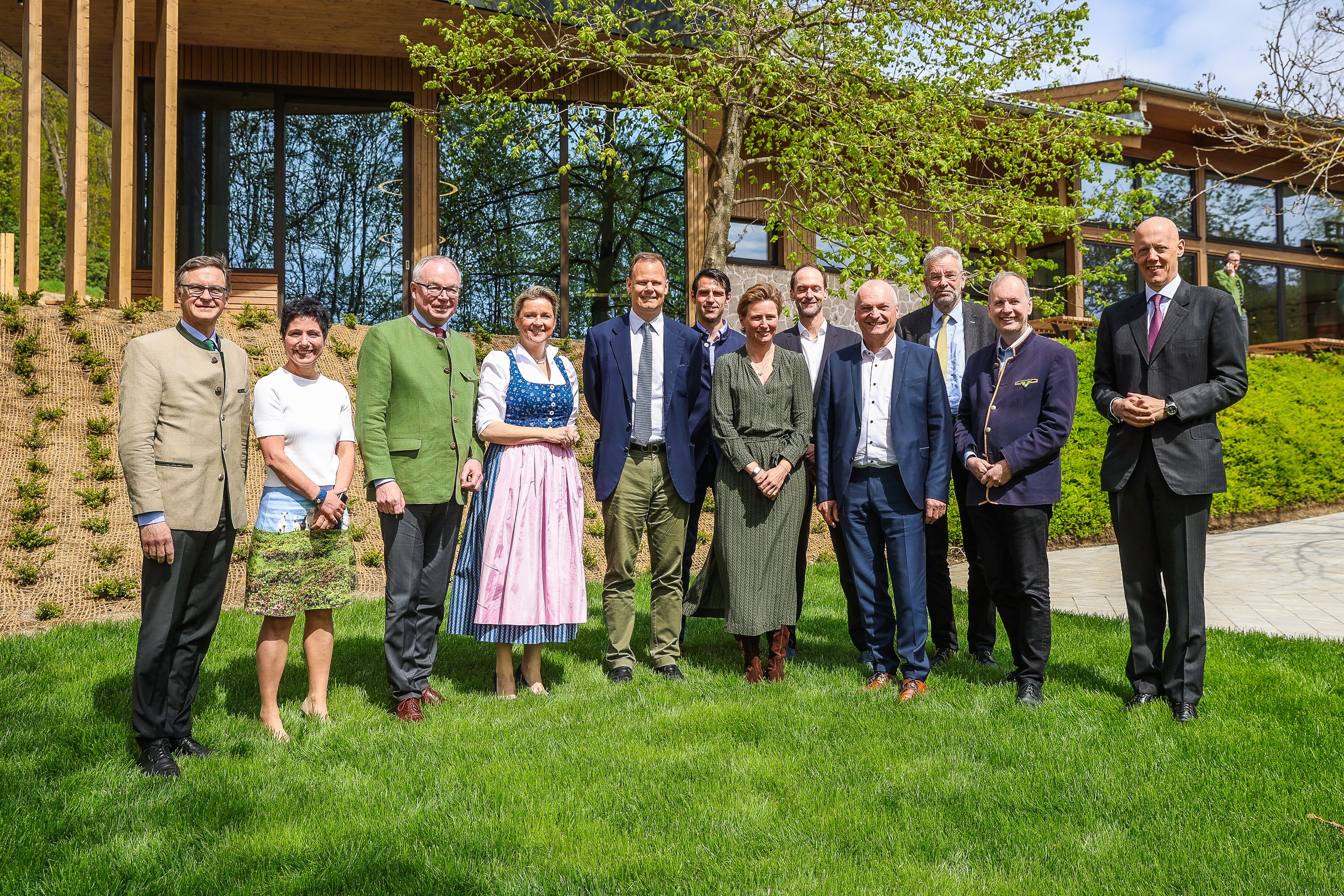 Eröffnung des erweiterten Besucherzentrums Gruppenbild