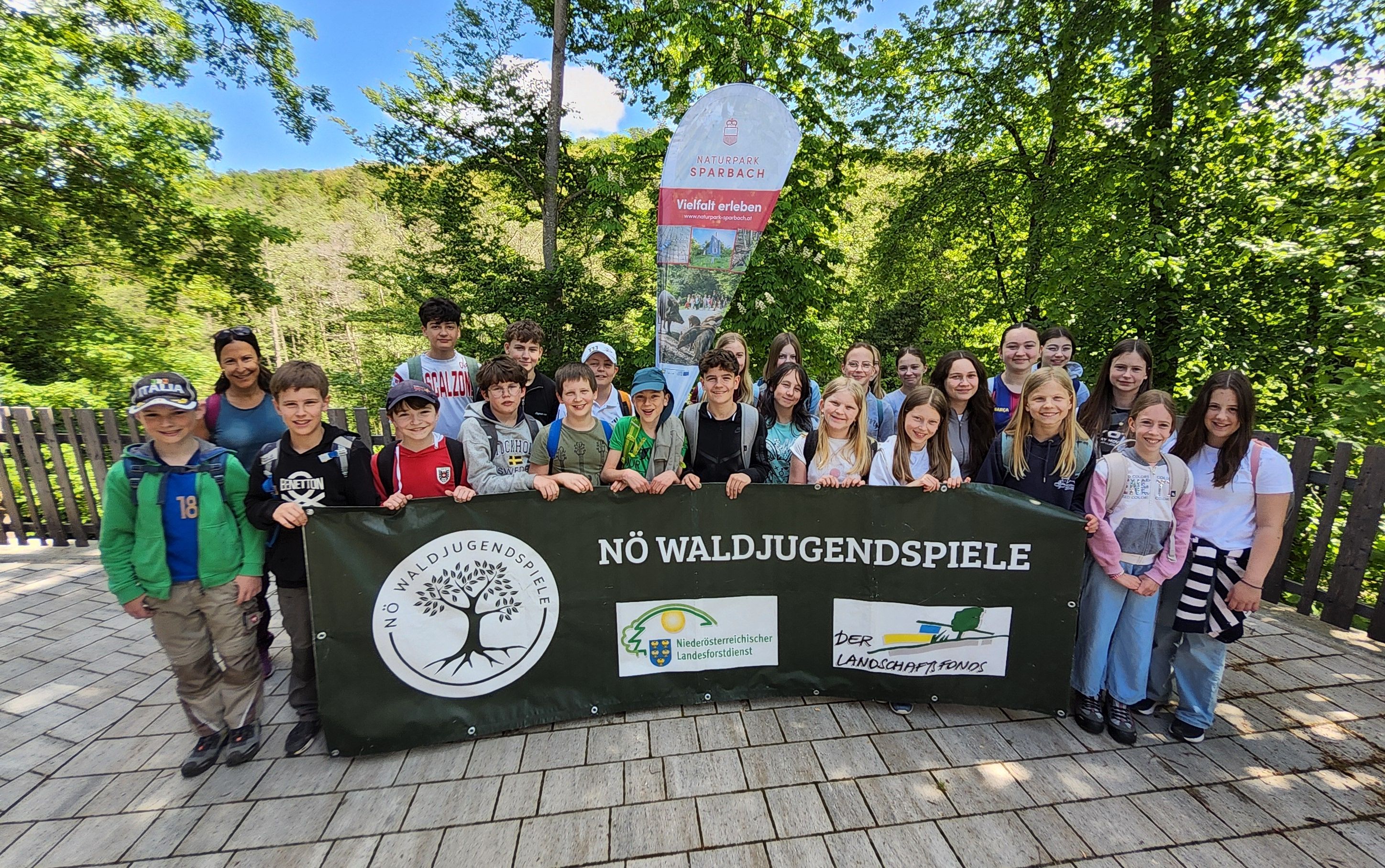 Siegerklasse der Waldjugendspiele 2026 Bezirk Mödling